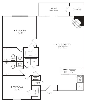 floor plan photo of the park at westminster in westminster, co at The 8500 Harwood